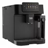 Beko CEG7304B CaffeExperto cafetera superautomática con boquilla de vapor, cafetera espresso, 2 l, granos de café, molinillo integrado, 1350 W, negra, plateada