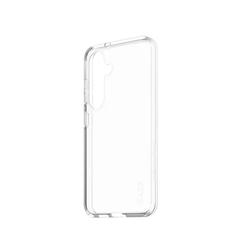 PanzerGlass funda Samsung Galaxy S25, transparente, Urban Combat con marco transparente