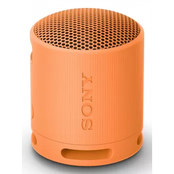 Sony SRS-XB100 - Altavoz Bluetooth inalámbrico portátil, resistente IP67 sumergible y antipolvo, 16 horas de batería, Eco, exterior y viaje en naranja