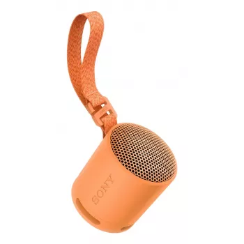 Sony SRS-XB100 - Altavoz Bluetooth inalámbrico portátil, resistente IP67 sumergible y antipolvo, 16 horas de batería, Eco, exterior y viaje en naranja