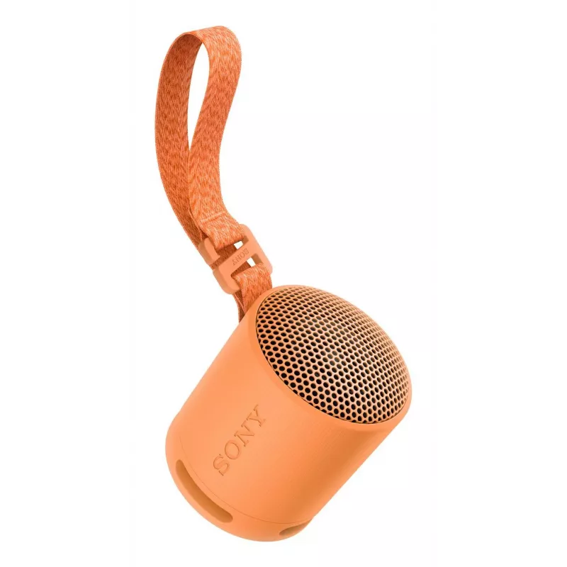 Sony SRS-XB100 - Altavoz Bluetooth inalámbrico portátil, resistente IP67 sumergible y antipolvo, 16 horas de batería, Eco, exterior y viaje en naranja