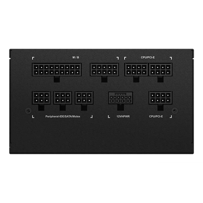 Fuente de alimentación GIGABYTE UD850GM PG5 V2 - PCIe Gen 5.1, 80 PLUS Gold, totalmente modular, ventilador de 120mm, compatible ATX 3.1, enchufe EU