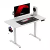 Huzaro Hero 8.1 escritorio gaming, regulable en altura, 120x60 cm, blanco