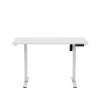 Huzaro Hero 8.1 escritorio gaming, regulable en altura, 120x60 cm, blanco