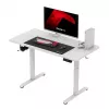 Huzaro Hero 8.1 escritorio gaming, regulable en altura, 120x60 cm, blanco