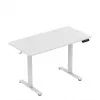 Huzaro Hero 8.1 escritorio gaming, regulable en altura, 120x60 cm, blanco