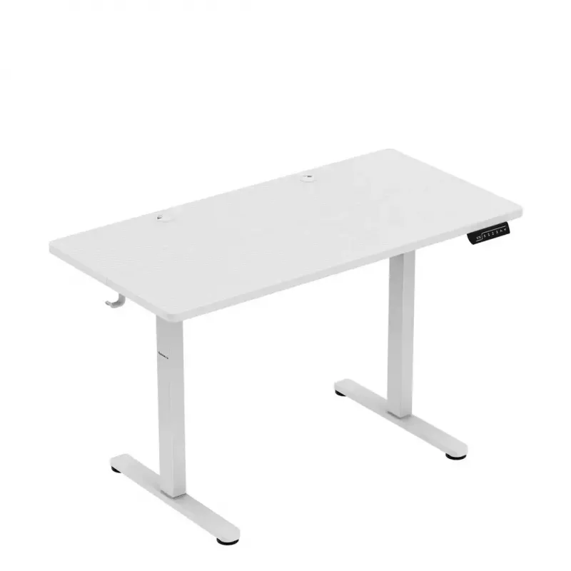 Huzaro Hero 8.1 escritorio gaming, regulable en altura, 120x60 cm, blanco