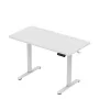 Mesa gaming huzaro Hero 8.1 — mesa eléctrica regulable en altura blanca 120×60 cm, 720–1180 mm, capacidad 50 kg, gestión de cables
