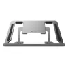 Soporte para portátil ALOGIC Metro AAL6APNS-SGR gris aluminio ajustable portátil