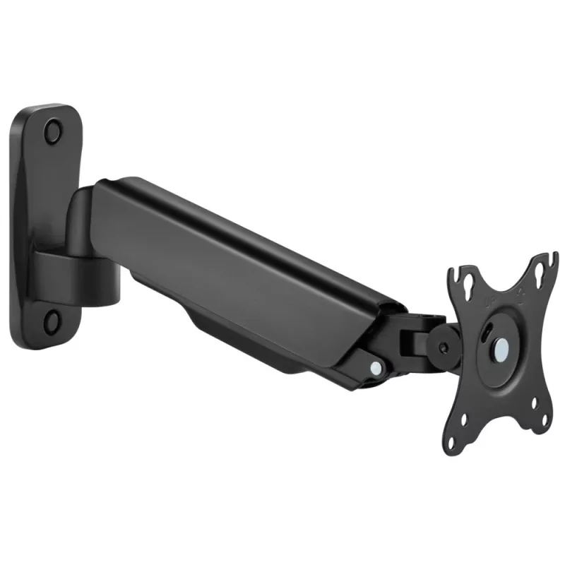 Techly ICA-LCD G111E soporte de pared para monitor/TV 17-32 pulgadas, giratorio, brazo de resorte, 9 kg