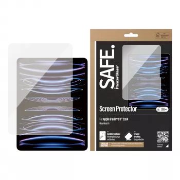Protector de pantalla PanzerGlass SAFE. by ® iPad Pro 11'' (2024-2025) | Ultra-Wide Fit