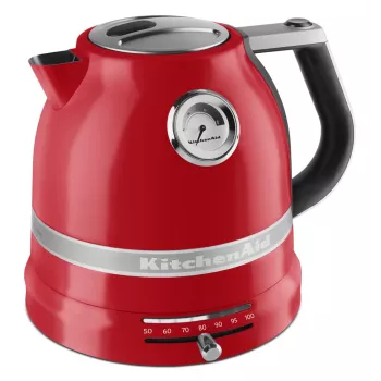 Hervidor eléctrico KITCHENAID 1,5 L 2400 W, acero inoxidable/aluminio, 7 ajustes de temperatura, Imperial Red