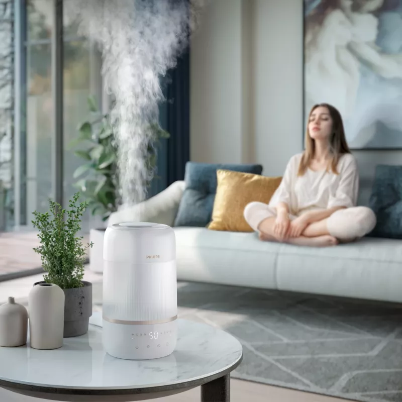 Humidificador Philips serie 1000 HU1510/04 ultrasónico 3 L blanco 19 W