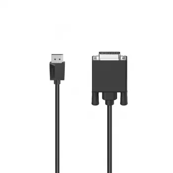 Adaptador de cable de vídeo Hama 00200713 1,5 m DisplayPort DVI negro