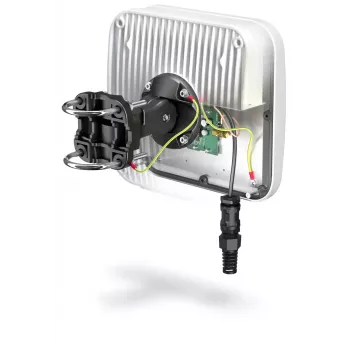 Antena direccional QuWireless QuMax PoE/LAN, multibanda 0,694–2,7 GHz, hasta 6 dBi, blanca