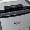 Destructora de papel Rexel Optimum Auto+ 300M Microcorte 55 dB 23 cm Negro, Gris