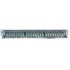 Panel de parcheo Intellinet, Cat6, FTP, 24 puertos, 1U, apantallado, regletas LSA 90° Top-Entry, negro