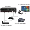 Switch HDMI Techly 5 IN 1 OUT con mando a distancia, 4Kx2K, 3D IDATA HDMI-4K51