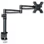 Soporte de mesa Techly 13-27 pulgadas para monitor brazo largo inclinable ICA-LCD 502BK