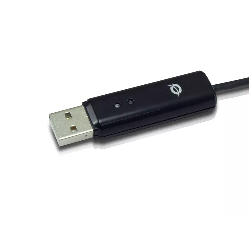 Cable KVM Conceptronic USB 2.0 1,8 m negro