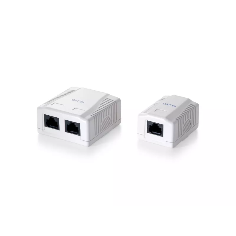 Rosa de superficie Equip 1 puerto Cat.5e, RJ-45, 5e, blanco, 39 mm,…