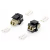 Equip 125570 adaptador Keystone de fibra óptica, LC Duplex, LC/LC, beige/negro, 17,8 x 29 mm, paquete de 8