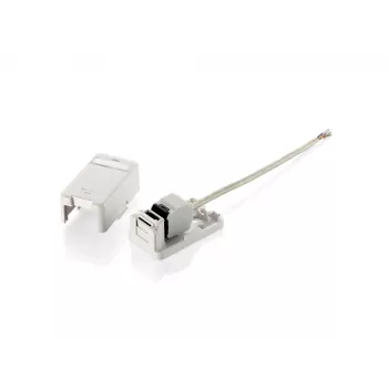 Rosa de superficie para keystone jack 1 puerto Equip 125121