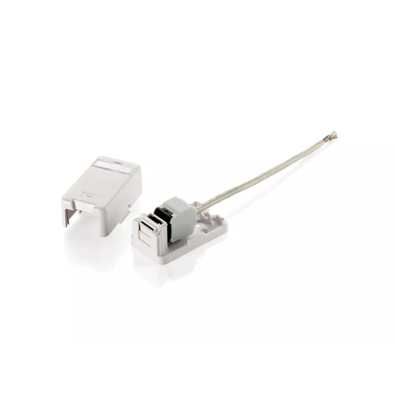 Rosa de superficie para keystone jack 1 puerto Equip 125121