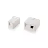 Rosa de superficie para keystone jack 1 puerto Equip 125121