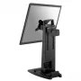 Soporte de mesa inclinable/giratorio/rotatorio y soporte para THIN CLIENT Neomounts para monitor de 10-30 pulgadas, altura ajustable - negro
