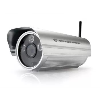 Conceptronic CIPCAM720ODWDR cámara IP inalámbrica en la nube, para exterior, tipo bala, 720p HD, WDR, IP66, IR hasta 50 m, microSD de 8 GB