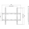 Soporte de pared fijo para TV Equip 32 pulgadas-55 pulgadas