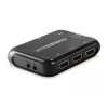 Switch HDMI 1.4 Equip 3x1, HDMI, plástico, negro, IR, 7.1 canales, DTS-HD, Dolby TrueHD