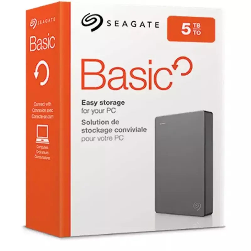 Seagate Basic disco duro externo 5 TB 2,5
