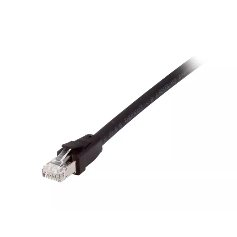 Equip Cable de red Cat 8.1 S/FTP (PIMF), LSOH, 5,0 m, negro