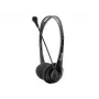 Headset Equip Chat Headset con cable, diadema, llamadas/música, negro
