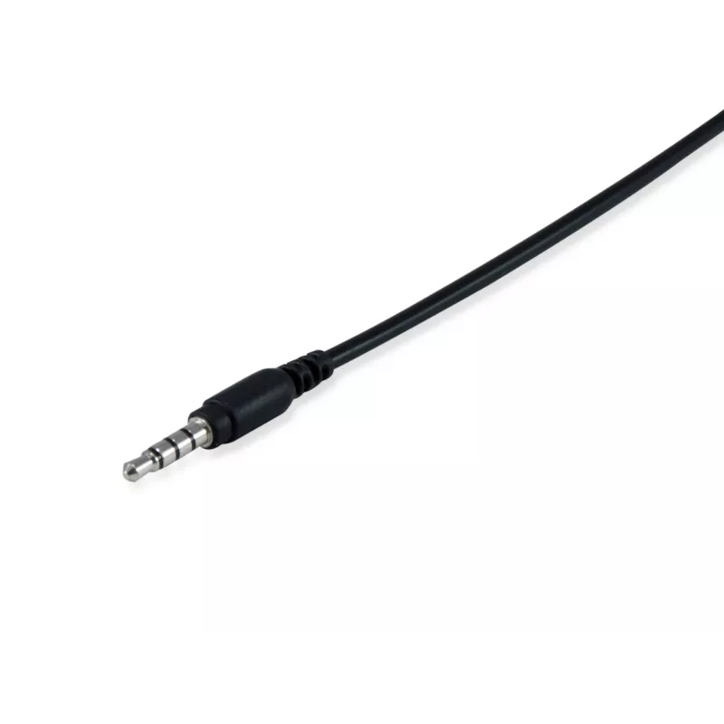 Headset Equip Chat Headset con cable, diadema, llamadas/música, negro