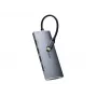 Equip 133482 adaptador multifunción USB-C 7 en 1, USB 3.2 Gen 1, HDMI 4K 30 Hz, 3x USB 3.0, SD/microSD, USB-C PD 100 W, aluminio