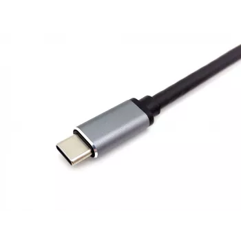 Equip Adaptador multifunción USB-C 7 en 1, USB 3.2 Gen 1 (3.1 Gen 1) Type-C, 100 W, plata, MicroSD (TransFlash), MicroSDHC, SD, SDHC, 4K Ultra HD, 30 Hz
