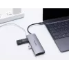 Equip 133482 adaptador multifunción USB-C 7 en 1, USB 3.2 Gen 1, HDMI 4K 30 Hz, 3x USB 3.0, SD/microSD, USB-C PD 100 W, aluminio