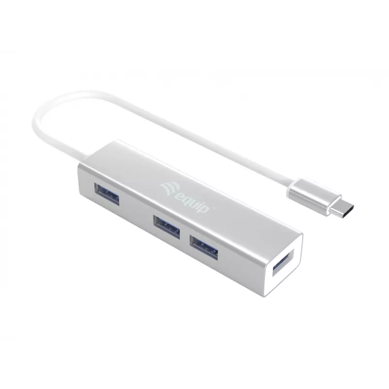 Equip 128958 hub de USB-C a 4 puertos USB 3.0, USB 3.2 Gen 1, USB Type-A, 5 Gbps
