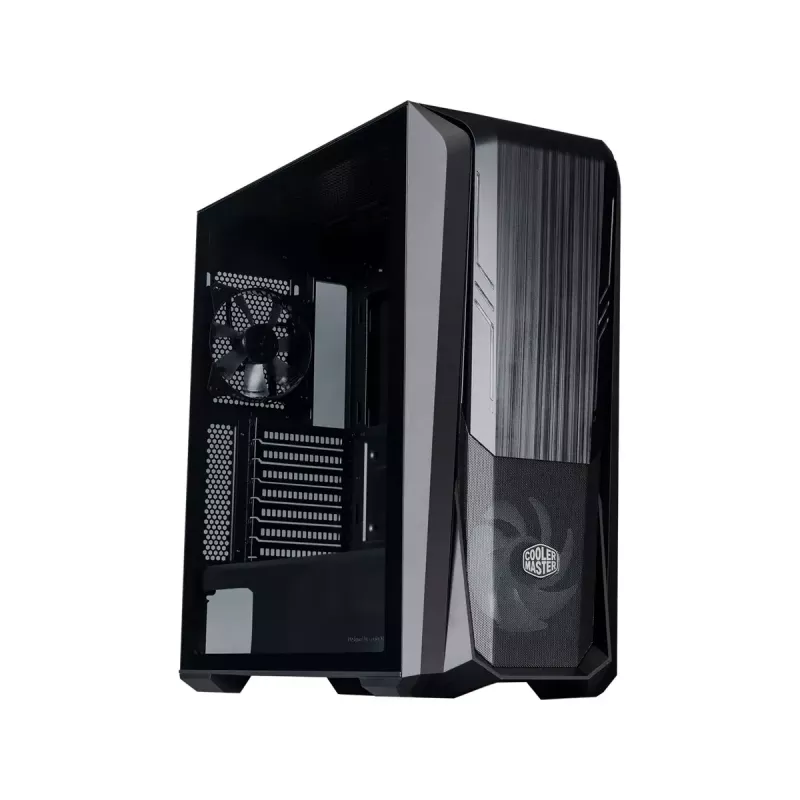 Caja de PC Cooler Master MasterBox 500 semitorre negra