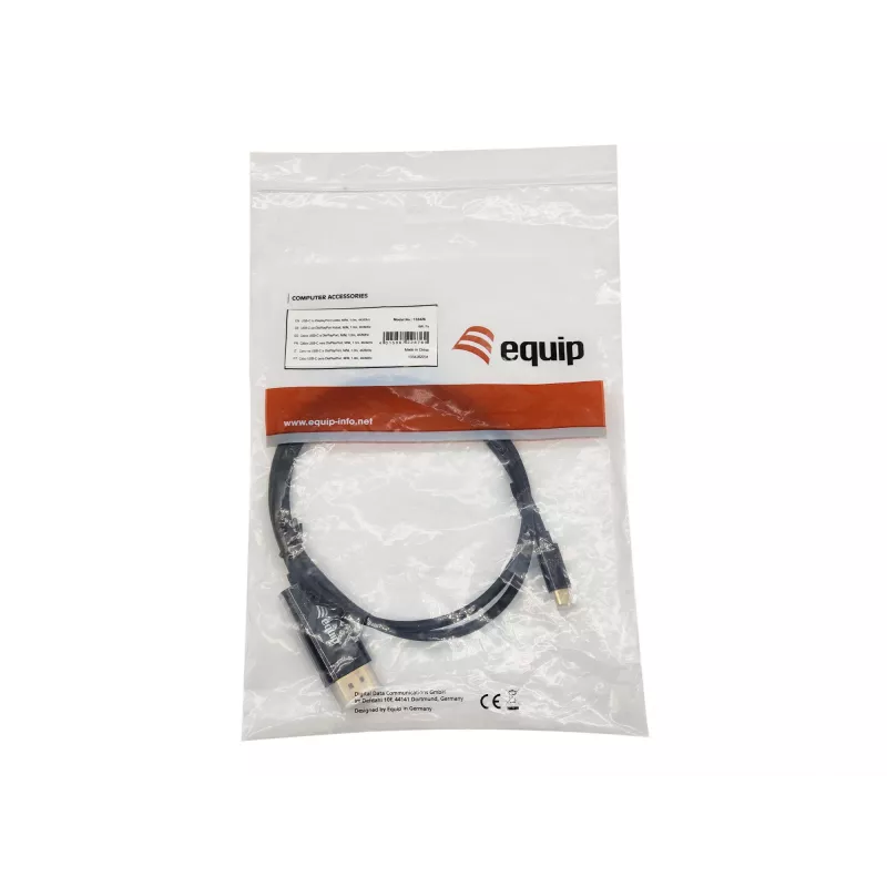 Equip Cable USB-C a DisplayPort, M/M, 1,0 m, 4K/60 Hz
