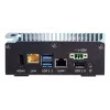 Shuttle Edge PC SPCEL02, Intel Celeron J6412, 1x HDMI, 2x 2.5G LAN, 1x COM, DIO (4x in, 4x out), 3x USB, 2x M.2, 12-24V, funcionamiento continuo 24/7, sin ventilador, incl. soporte VESA y para carril DIN