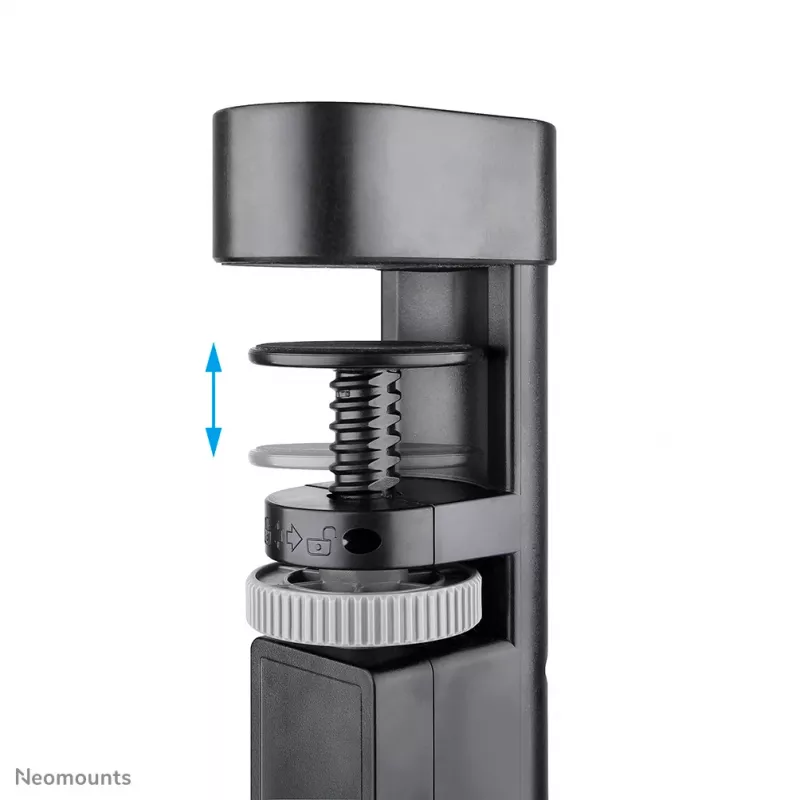Neomounts DS22-840BL6 Regleta de escritorio con pinza y conexiones USB-C y USB-A – carga rápida