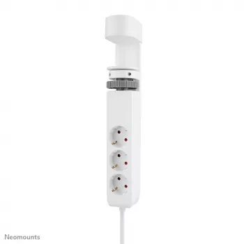 Neomounts DS22-840WH6 Regleta de escritorio con pinza y conexiones USB-C y USB-A – carga rápida