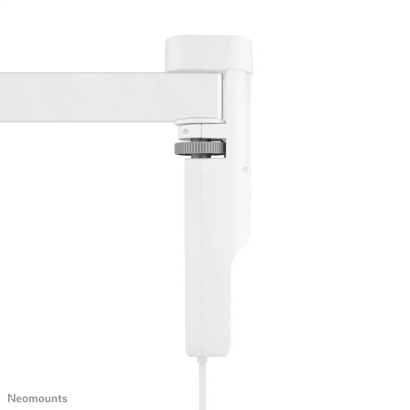 Neomounts DS22-840WH6 Regleta de escritorio con pinza y conexiones USB-C y USB-A – carga rápida