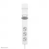 Neomounts DS22-840WH6 Regleta de escritorio con pinza y conexiones USB-C y USB-A – carga rápida