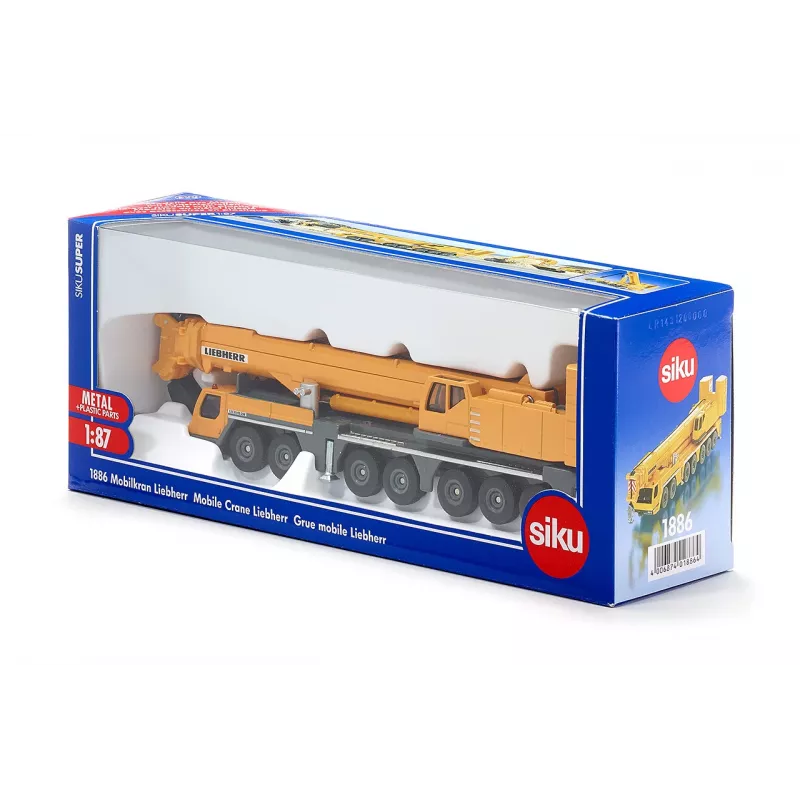 Siku Super 1886 Liebherr grúa móvil de modelismo, 1:87, naranja