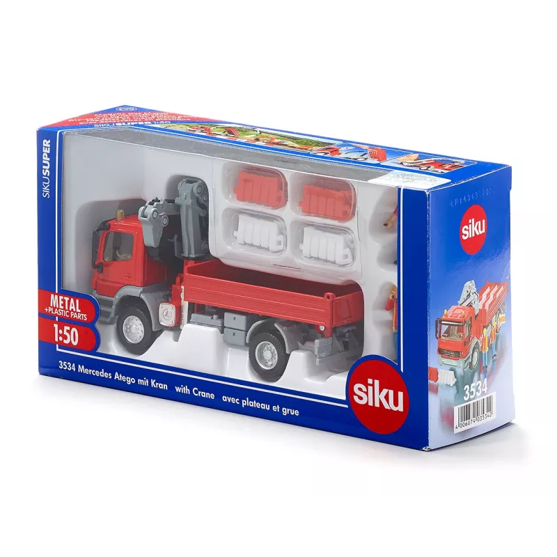 Siku Mercedes Atego con grúa